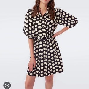 NET DVF Britney Polka Dot Dress